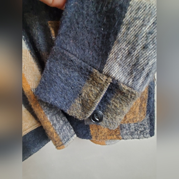 Vintage Shacket shirt like jacket rare and warm unisex Large - Picture 6 of 14